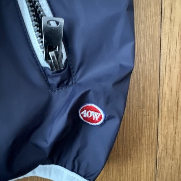 40WEFT Men's Jacket Aircraft Recognition Blue Size M - Picture 6 of 8